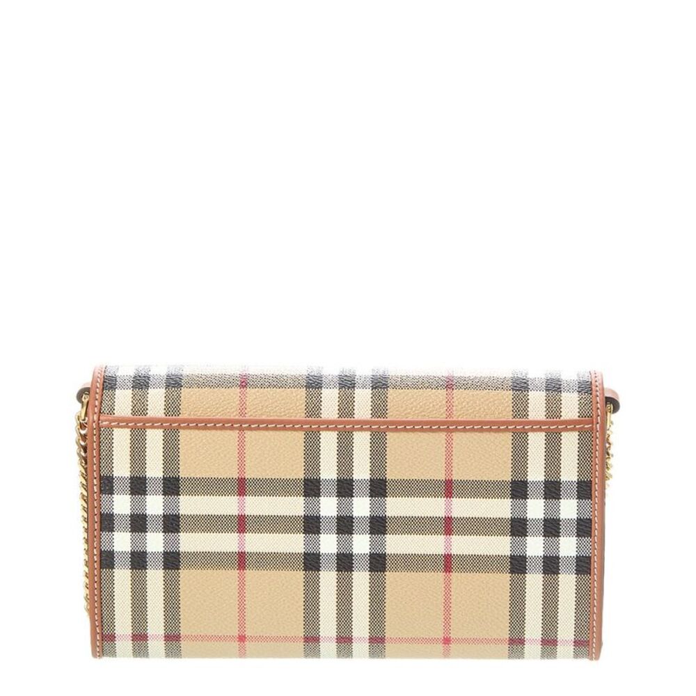 Burberry Hannah Vintage Check E-Canvas & Leather Detachable Strap Wallet - Picture 2 of 4